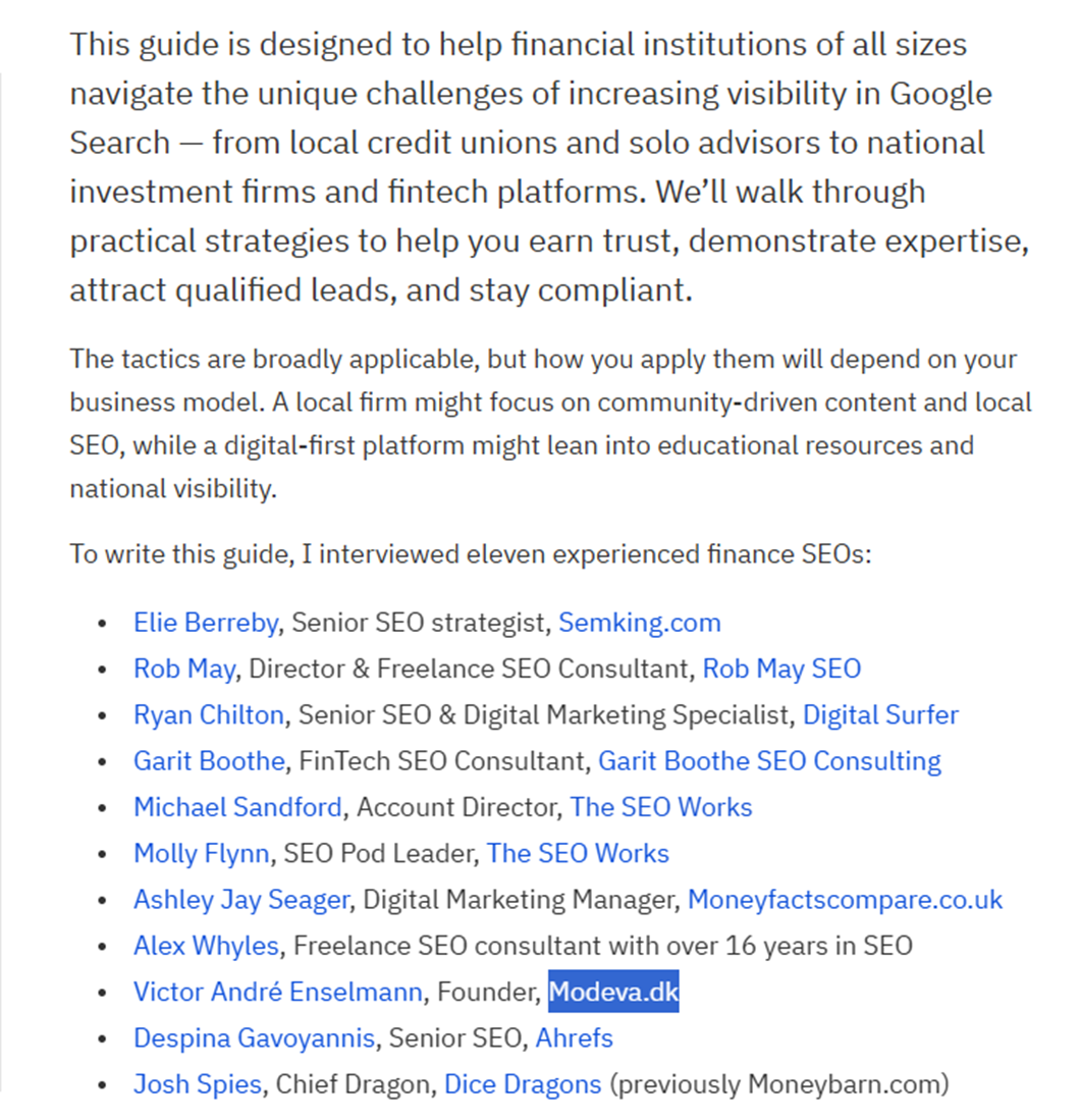 Ahrefs backlink